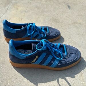 adidas Spezial Navy and Bright Blue Suede Sneakers - VGUC